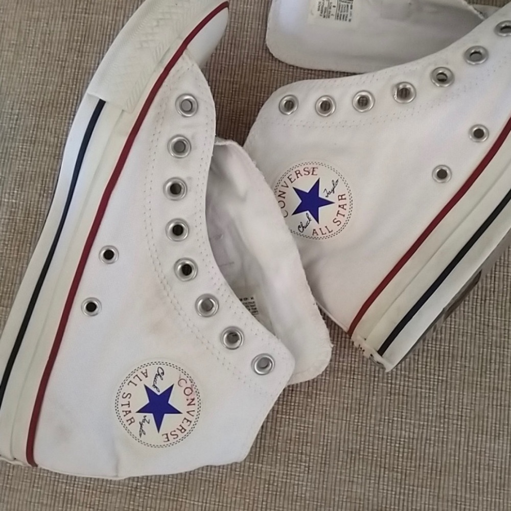 hi top white converse